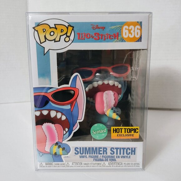 Funko Pop - Lilo & Stitch - Summer Stitch #636 (Scented) - Hot Topic Exclusive - Picture 1 of 6